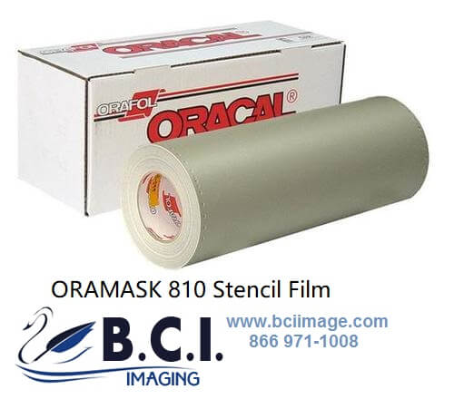 Orafol ORAMASK 810 Stencil Film Transparent Grey - BCI Imaging Supplies